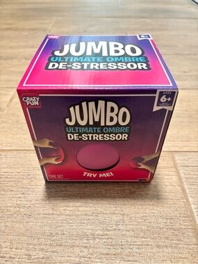 Jumbo Ultimate Ombré De-Stressor Squishy Ball Pink & Purple RMS NEW FIVE BELOW